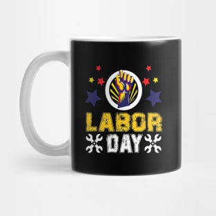 Retro Happy Labor Day Union Strong Graphics Men Women Mug